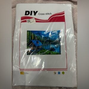 DIY Cross Stitch Kit - Quiet Town- Stamped 11 Count - Size: 36*46cm